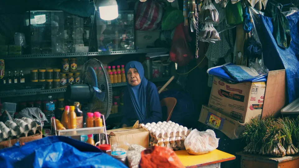 Kệ gạo sau khi bổ sung — sau
